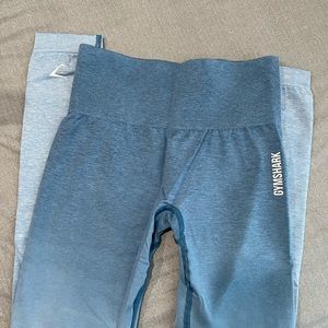 Gymshark ombré blue leggings S